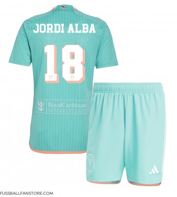 Inter Miami Jordi Alba #18 Replik 3rd trikot Kinder 2024-25 Kurzarm (+ Kurze Hosen)